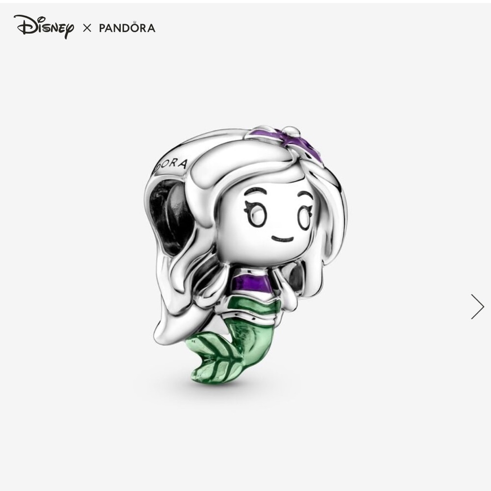 ✨REAL PANDORA CHARM✨ Disney The Little Mermaid Ariel Charm